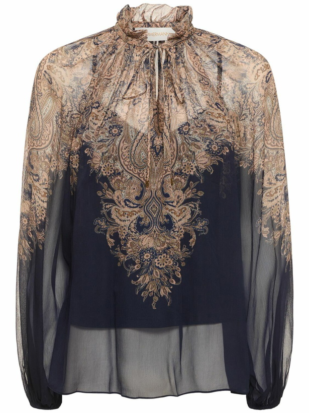 Photo: ZIMMERMANN Natura Paisley Printed Viscose Blouse