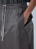 Moncler + Rick Owens Drawstring Midi Kilt Shorts