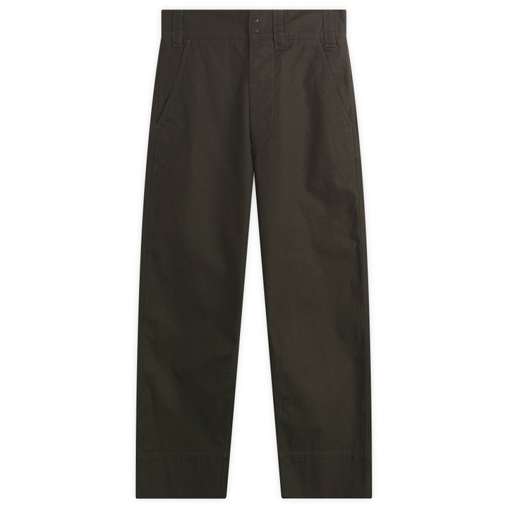 Photo: MHL by Margaret Howell Men's Wide Waistband Trousers in Cedar