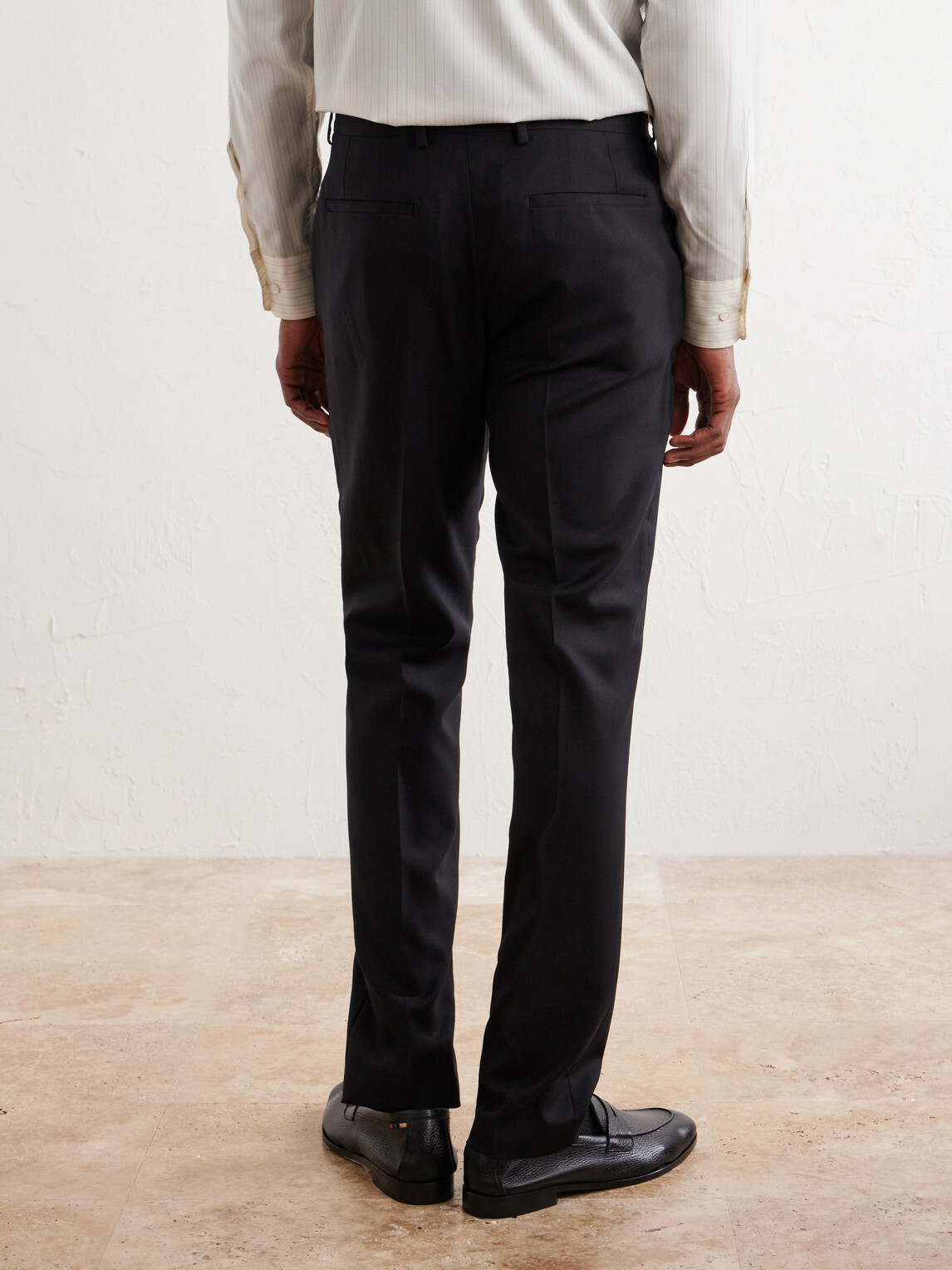 Paul Smith - Straight-Leg Pleated Wool Suit Trousers - Black