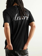 AMIRI - Logo-Print Cotton-Jersey T-Shirt - Black