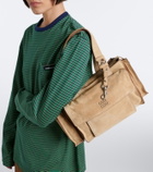 Miu Miu Utilitaire suede shoulder bag