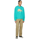 Palm Angels Blue Bear Sweatshirt