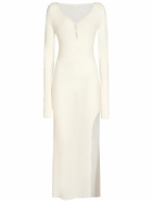 JACQUEMUS - La Robe Alzou Mohair Blend Midi Dress