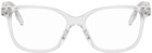 MCQ Transparent Square Glasses