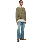 Gucci Green Wool Square G Sweater