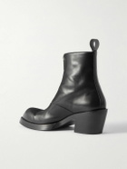 McQueen - Sparrow Leather Ankle Boots - Black