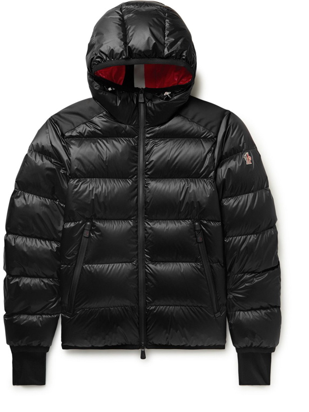 Photo: Moncler Grenoble - Hintertux Slim-Fit Quilted Hooded Down Ski Jacket - Black