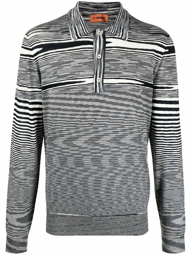 Photo: MISSONI - Space Dyed Wool Polo Shirt