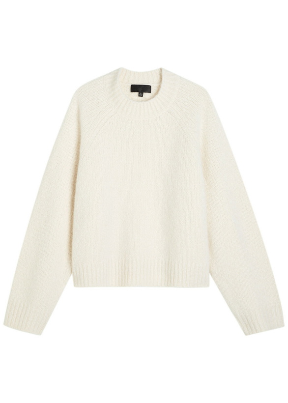Photo: Nili Lotan Tomaso Cashmere and Silk-blend Jumper Ivory