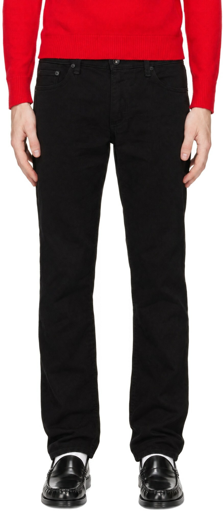 rag & bone Black Fit 3 Athletic Jeans