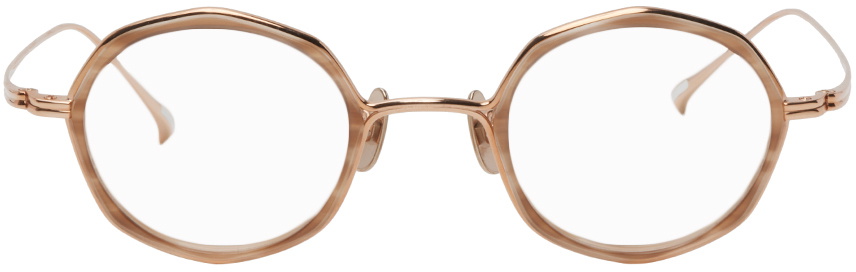 YUICHI TOYAMA. Rose Gold F.Brandt Glasses