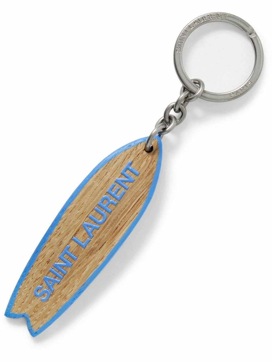 Yves Saint Laurent Logo Keychain - Silver Keychains, Accessories -  YVE100642
