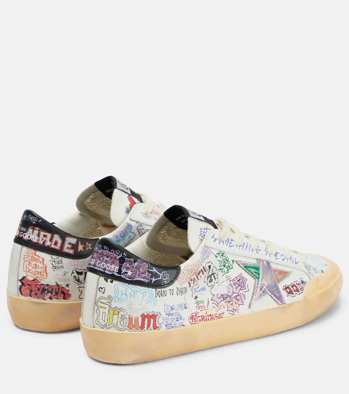 Golden Goose - Super-Star Penstar leather sneakers Golden