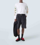 Simone Rocha Rose Bouquet cotton jersey T-shirt