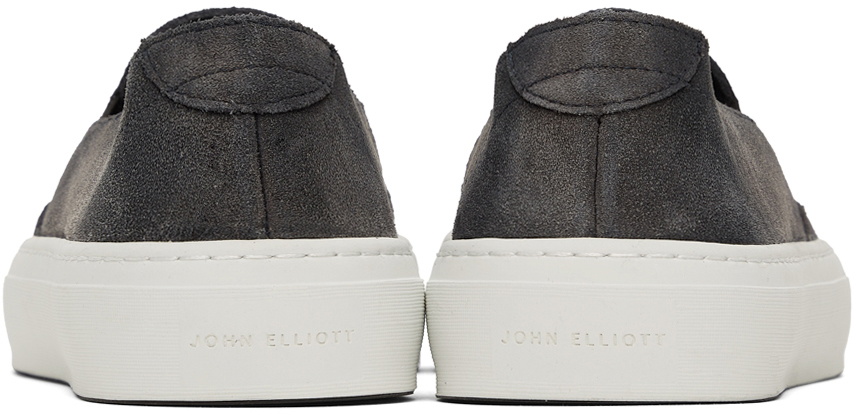 John Elliott Black Haze Slip On Sneakers John Elliott display picture 3