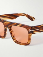 TOM FORD - Fausto Square-Frame Tortoiseshell Acetate Sunglasses