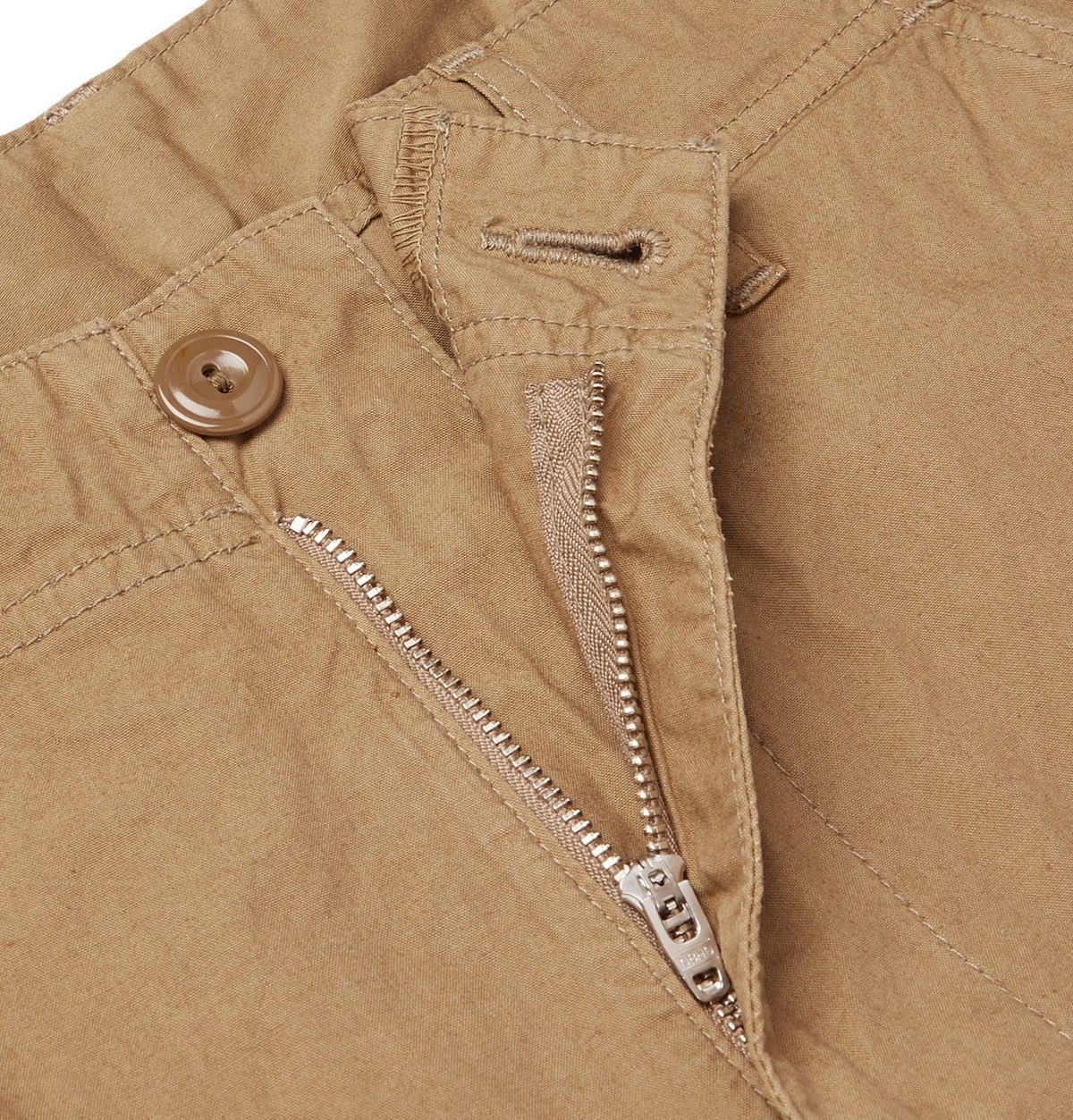 Neighborhood - Wide-Leg Jacquard-Panelled Cotton Cargo Shorts