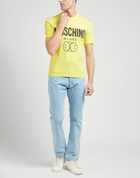Moschino Mens T-shirt in Yellow