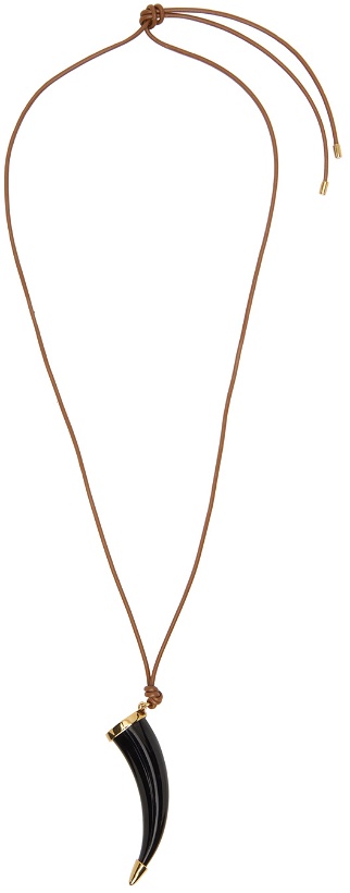 Photo: A.P.C. Brown Roadie Necklace