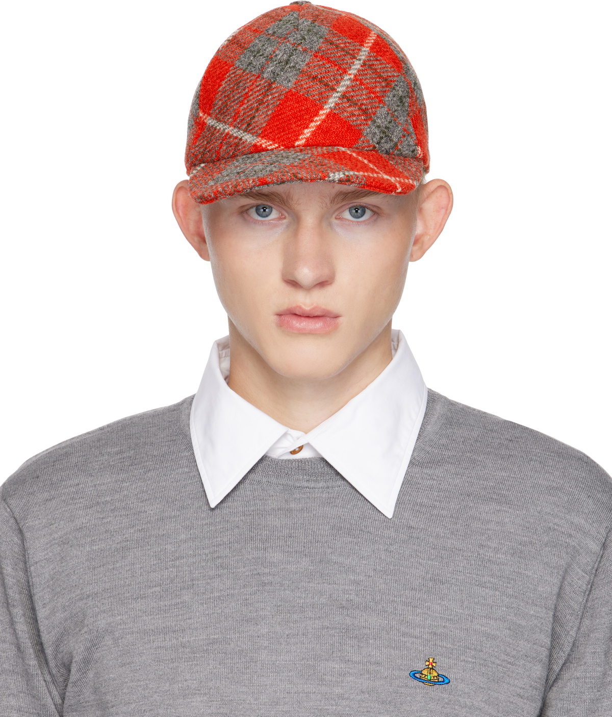 viviennewestwood REDLABER チェック柄 キャップ Vivienne Westwood Red & Black Summer Check Cap Vivienne Westwood