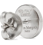 Maison Margiela - Sterling Silver and Enamel Earring - Silver