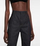 Saint Laurent - High-rise bootcut jeans