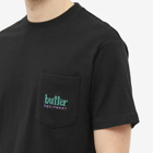 Butter Goods Men's Organic Eco Pocket T-Shirt in Black