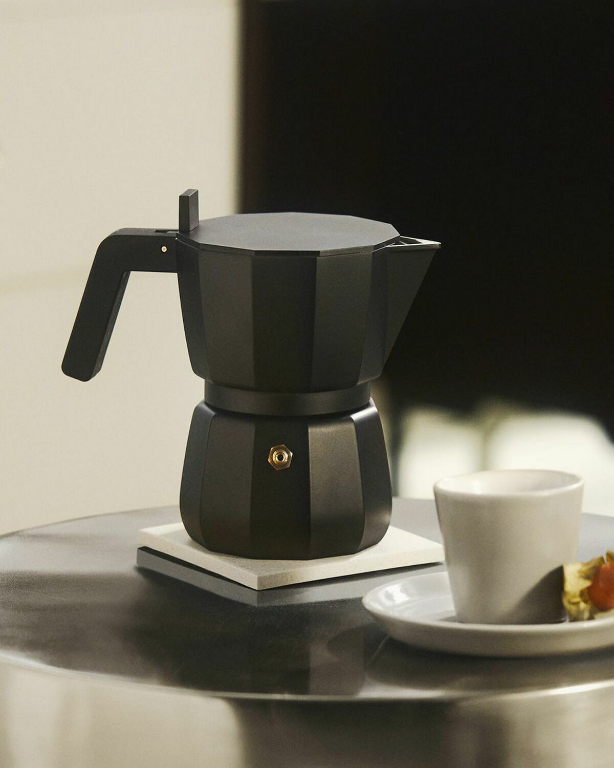 Alessi MOKA, ESPRESSOKAFFEEKANNE B Black Mens Kitchen- & Tableware