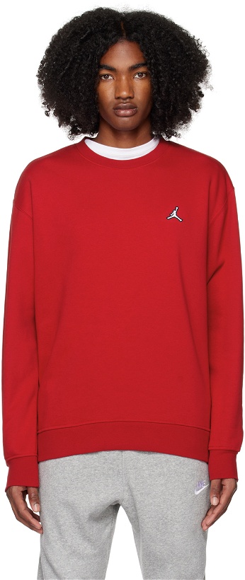 Photo: Nike Jordan Red Brooklyn Sweatshirt