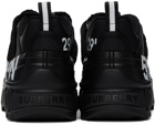 Burberry Black Coordinates Print Arthur Sneakers