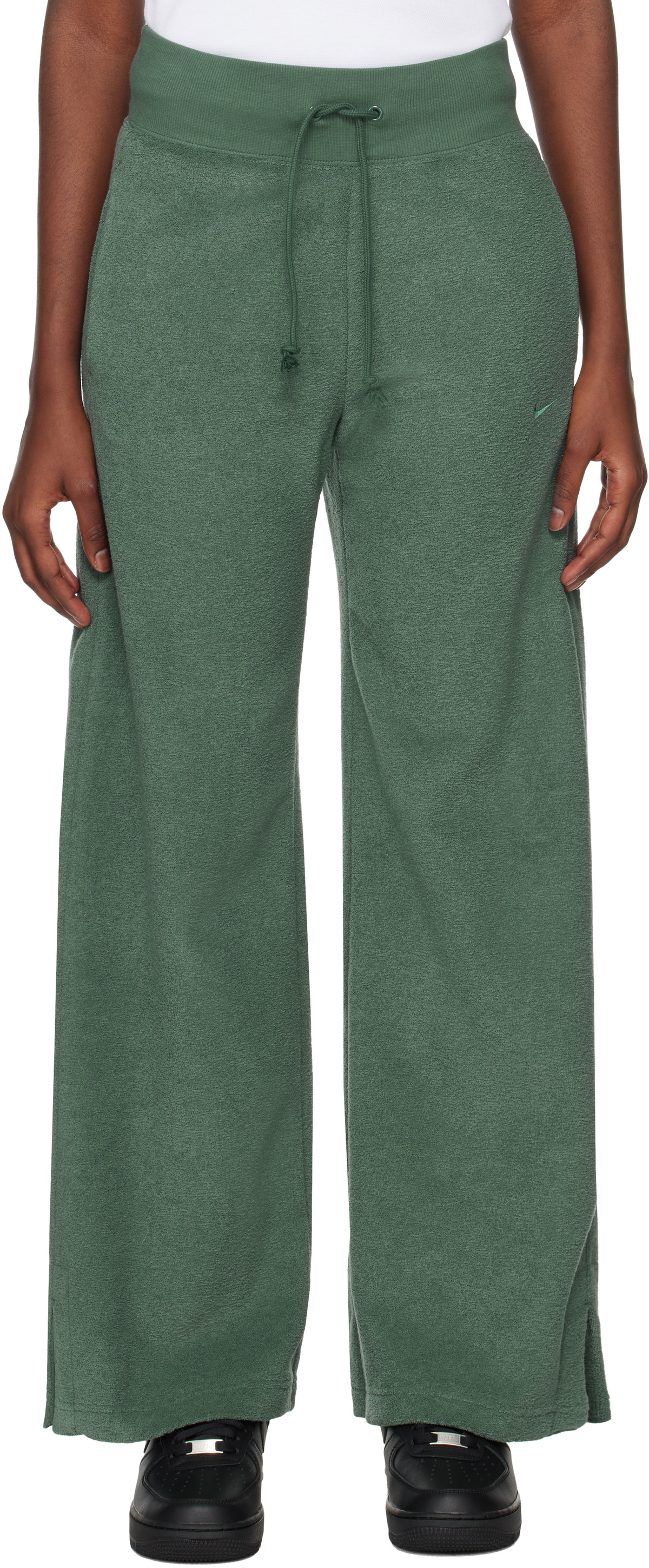 Nike Green Sportswear Phoenix Plush Lounge Pants