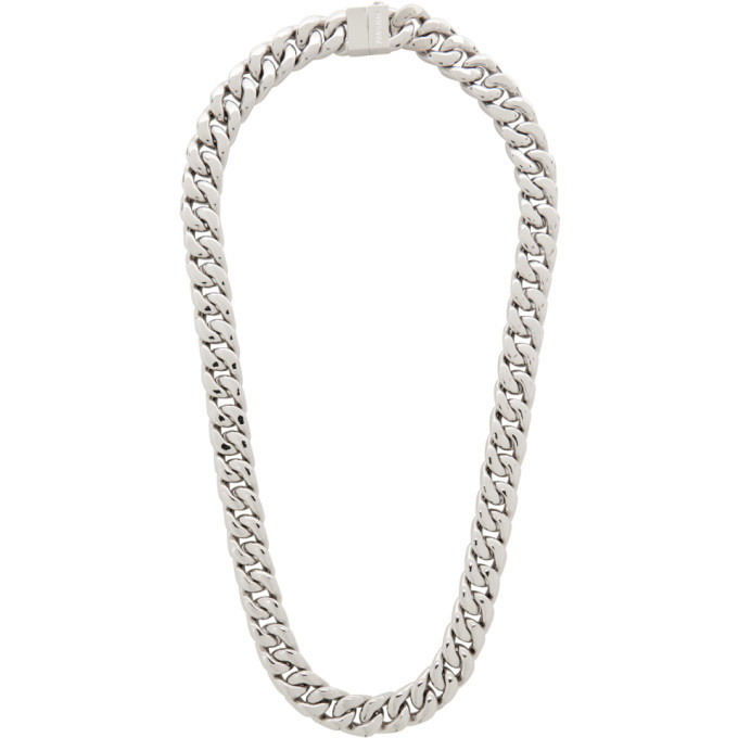 Photo: Ambush Silver Classic Chain 7 Necklace