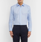 Hugo Boss - Jesse Panelled Cotton-Poplin Shirt - Blue