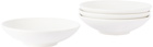 Jars Céramistes White Tourron Deep Soup Plate Set, 4 pcs