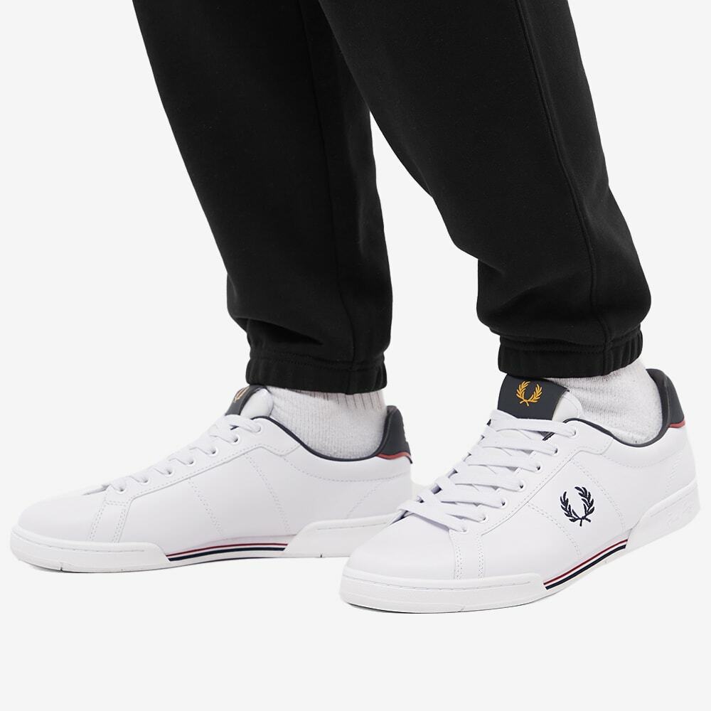 Fred Perry Men's Leather Sneaker White