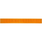 Heron Preston Orange and Gold Tape Belt