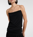 Jacquemus Abiha gathered jersey midi dress