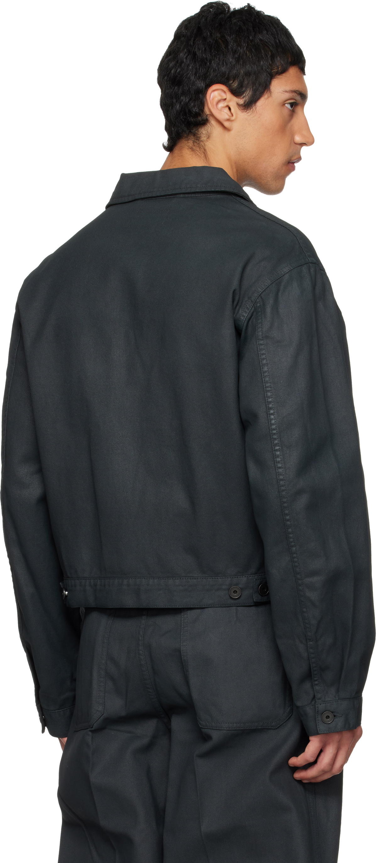 LEMAIRE Black Trucker Denim Jacket