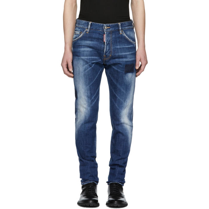 Photo: Dsquared2 Navy Cool Guy Jeans 