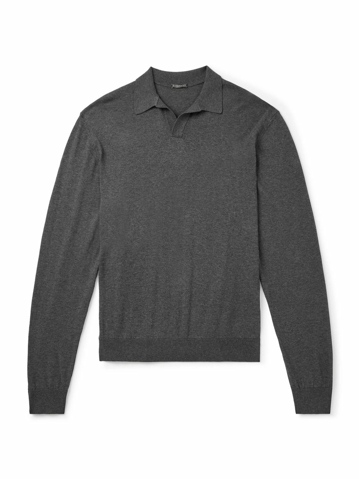 Rubinacci - Cotton Polo Shirt - Gray