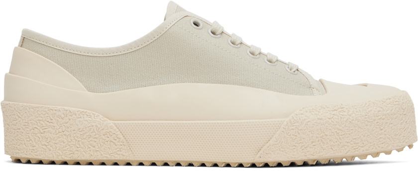 Studio Nicholson Off-White Byrd Canvas Sneakers Studio Nicholson