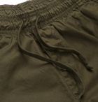 Save Khaki United - Easy Cotton-Twill Drawstring Shorts - Green