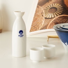 BEAMS JAPAN Sake Bottle & Cup Set in White