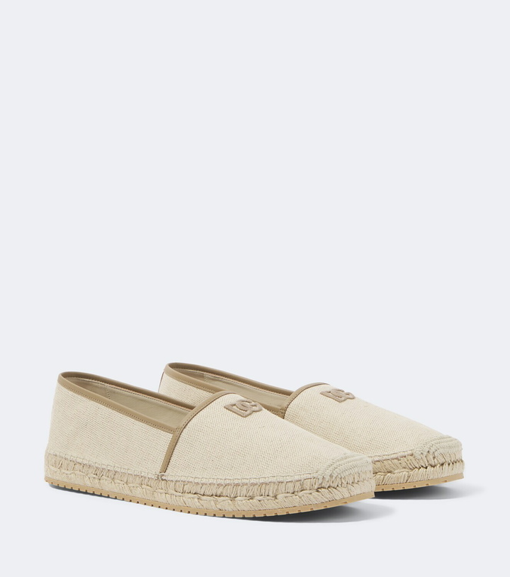 Photo: Dolce&Gabbana Emboroidered canvas espadrilles