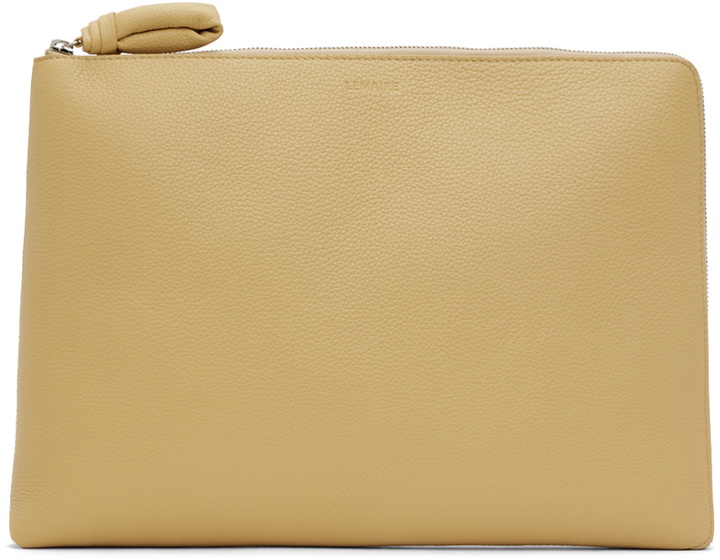 Photo: LEMAIRE Yellow Embossed Pouch