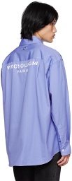 Wooyoungmi Blue Patch Pocket Shirt