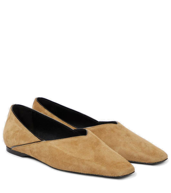 Photo: Toteme The Everyday Flat suede ballet flats