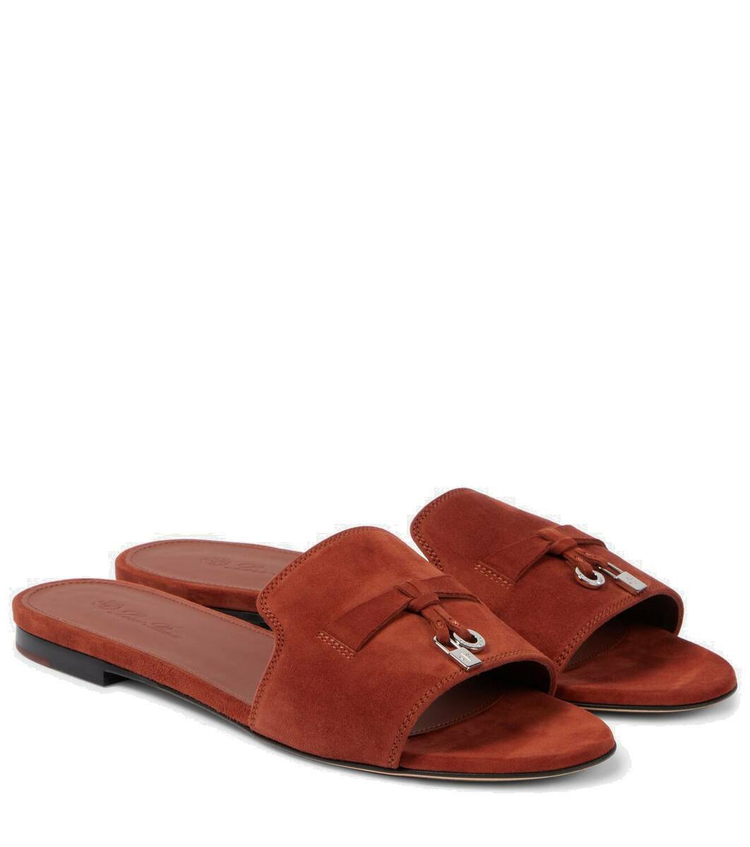LORO PIANA サンダル Summer Charms suede sandals935754 Loro Piana - Summer Charms suede sandals Loro Piana