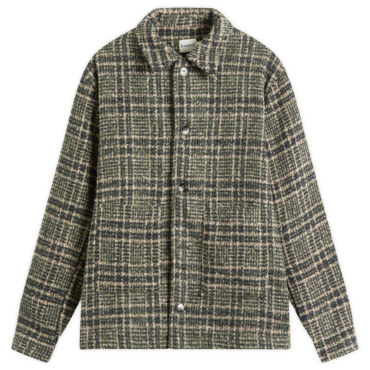 Bound Men's Textured Woven Overshirt in Yosemite Check